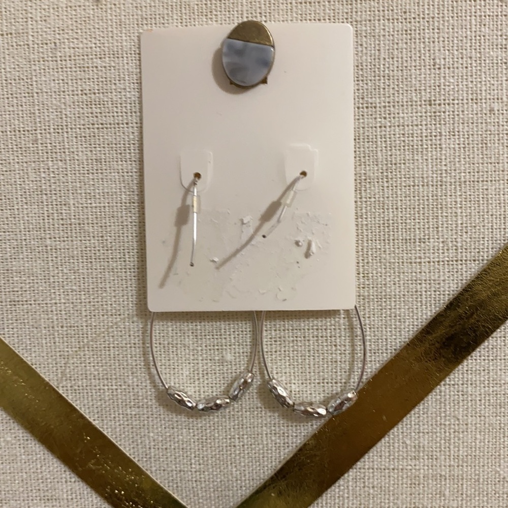 Silver Dangle Earrings - Picture 2 of 2